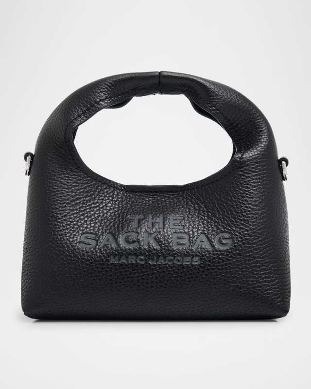 The Micro Grain Leather Crossbody Sack